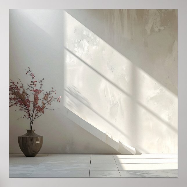 Póster Habitación minimalista (Frente)