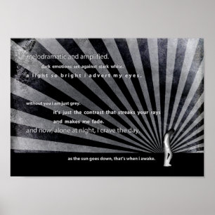 Póster habitante de cavernas.