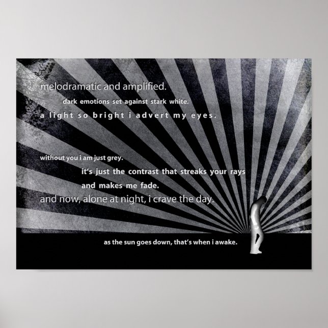 Póster habitante de cavernas. (Frente)