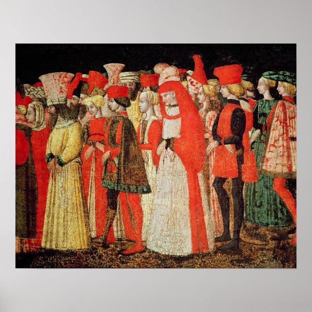 Póster Habitantes de la Corte de la Familia Sforza (Frente)