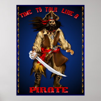 Póster Habla Como Un Pirata...Poster