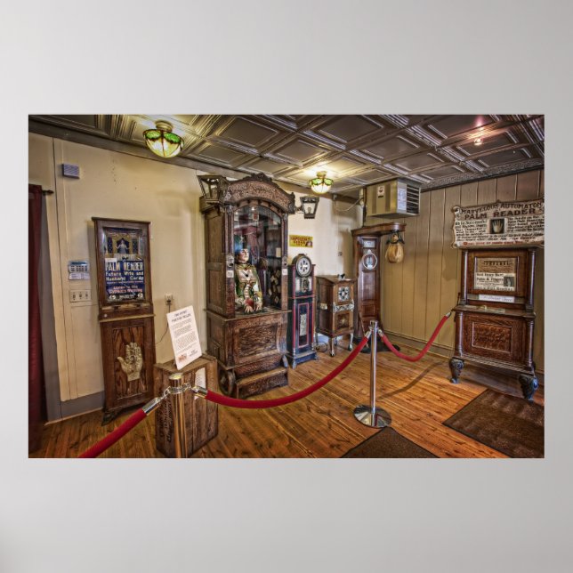 Póster HABLANDO DE FORTUNE TELLER PENNY ARCADE GAME c. 19 (Frente)