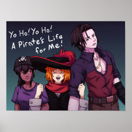 Póster Hablar como un pirata