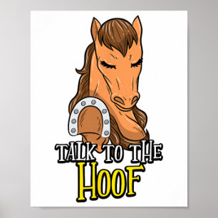Póster Hablar Con El Caballo De La Vaquera.