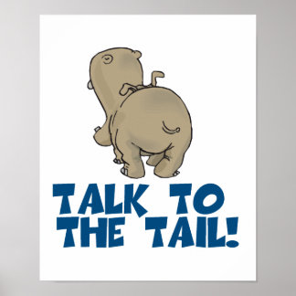 Póster Hable con Tail Hippo