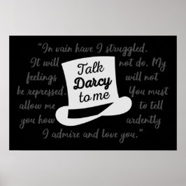 Póster Hable Darcy Conmigo