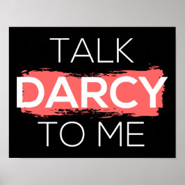 Póster Hable Darcy Conmigo