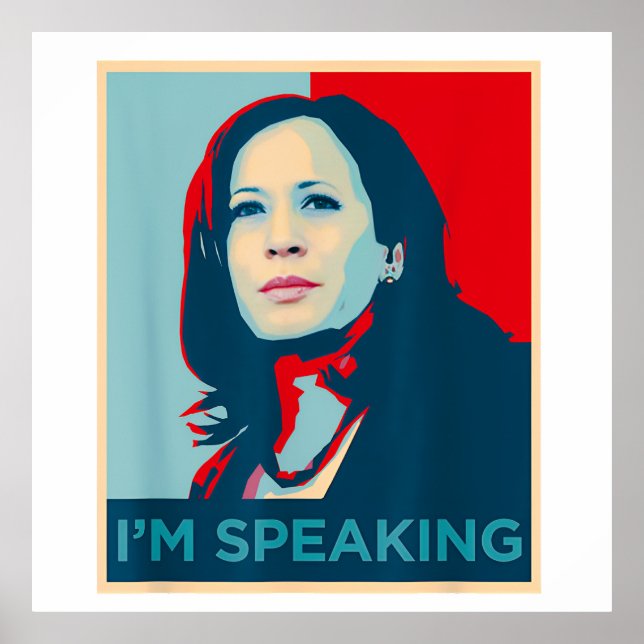 Póster Hablo Kamala Harris (Frente)
