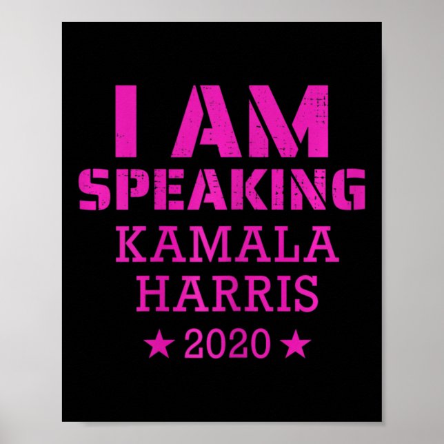 Póster Hablo Kamala Harris 2020 Vicepresidente De (Frente)