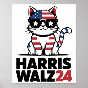 Póster Hablo Kamala Harris Presidente Comma La Ameri
