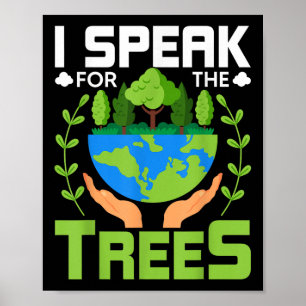Póster Hablo Por Los Árboles - Protección Ambiental E