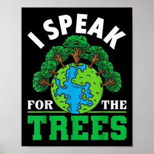 Póster Hablo Por Los Árboles - Protección Ambiental E