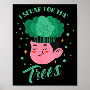 Póster Hablo Por Los Árboles Salvar A La Naturaleza Conse