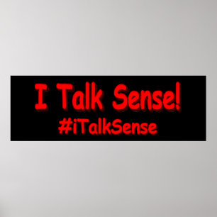 Póster "Hablo Sentido" Diseño Cuto. Comprar ahora