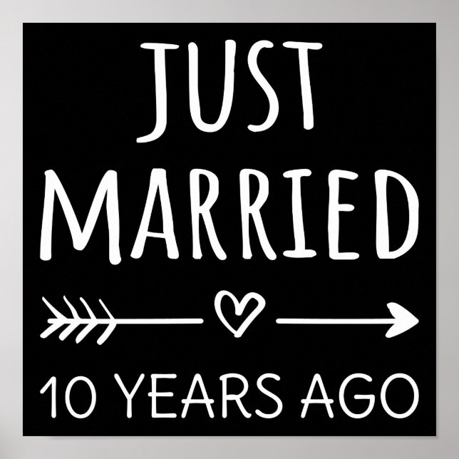 Póster Hace sólo 10 años estoy casado (Frente)