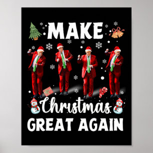Póster Hacer a los Navidades grandes de nuevo baile de Sa