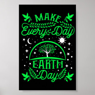 Póster Hacer del Día de la Tierra Día a Día