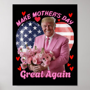 Póster Hacer el Día de la Madre grande otra vez divertido