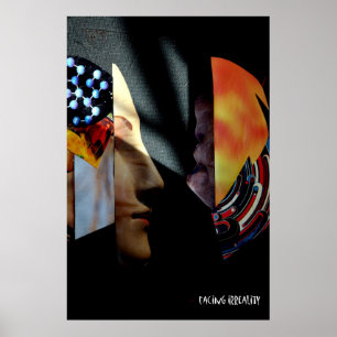 Póster hacer frente a irreality