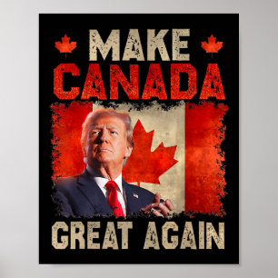 Póster Hacer grande a Canadá otra vez, presidente gracios