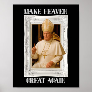 Póster Hacer grande al Vaticano otra vez divertido al Pap