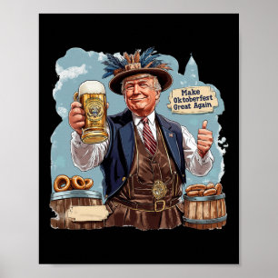 Póster Hacer grande de nuevo Trump Beer Mug