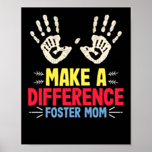 Póster Hacer la diferencia en la adopción del cuidado de