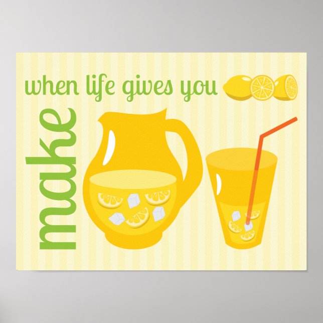 Póster Hacer Lemonade (Frente)