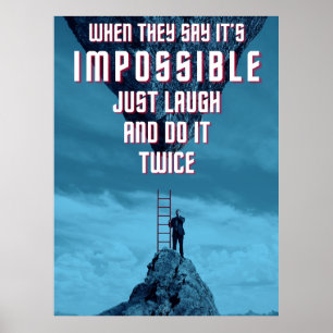 Póster Hacer lo imposible - Dos veces