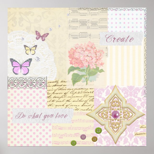 Póster Hacer lo que amas - Crear - poster de Chicas (Frente)