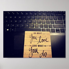 PÓSTER HACER LO QUE TE ENCANTA HACER POSTER