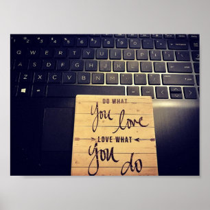 PÓSTER HACER LO QUE TE ENCANTA HACER POSTER