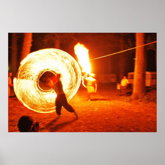 Póster hacer malabares (Frente)