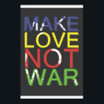 Póster Hacer que el amor no sea la guerra<br><div class="desc">Palabras para vivir</div>