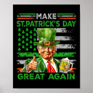 Póster Hacer que el día de San Patricio sea genial de nue