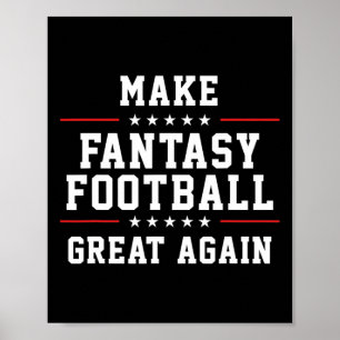 Póster Hacer que el fútbol fantasmal vuelva a ser grande