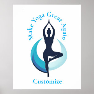 Póster Hacer que el yoga sea grande de nuevo Thunder_Cove