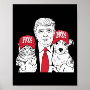 Póster Hacer que los Mascotas vuelvan a estar seguros de