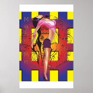 Póster hacer que me vea