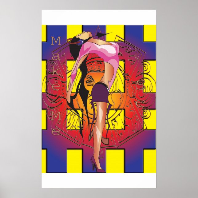 Póster hacer que me vea (Frente)