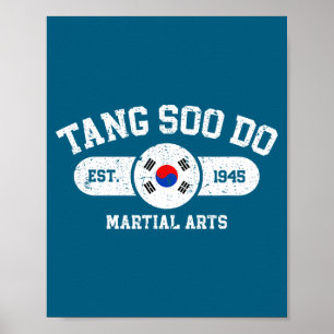 Póster Hacer Tang Soo Artes Marciales Est