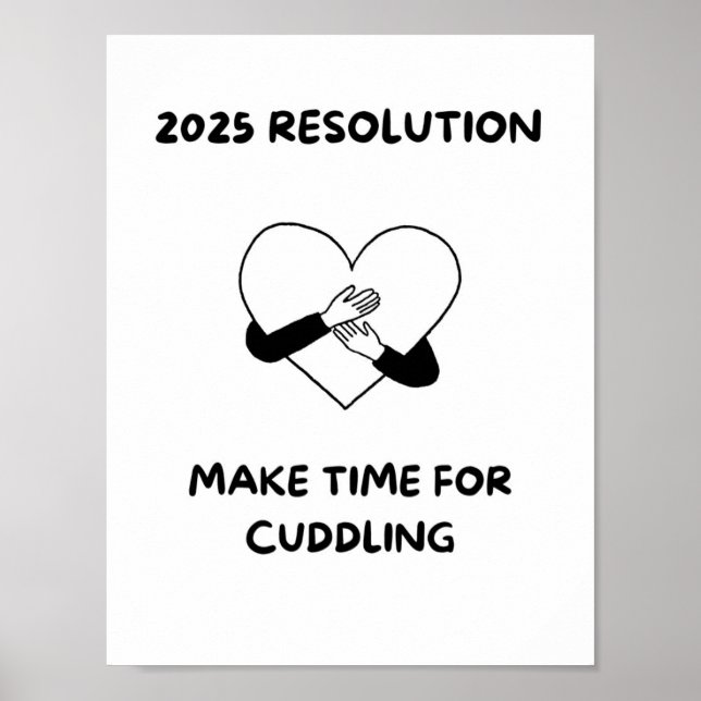 Póster HACER TIEMPO PARA CUDLING Love cita a Poster (Frente)