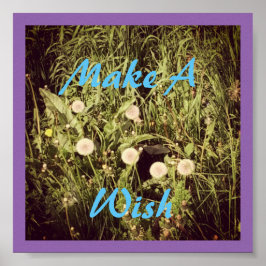 Póster Hacer un deseo