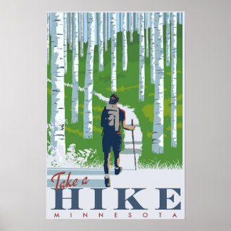Póster Hacer una caminata