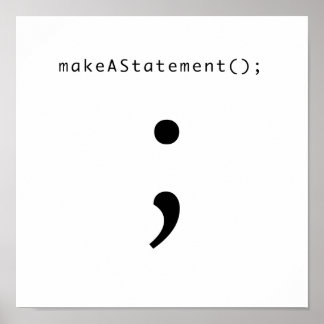 Póster Hacer una declaración