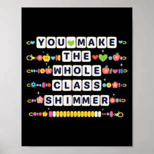 Póster Haces Que Todo El Maestro De Cl Shimmer Vuelva A S
