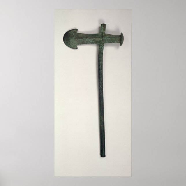 Póster hacha neolítica, 2000-1800 a. C. (Frente)