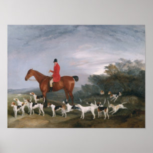 Póster Hacia fuera cazando, 1841