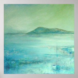 Póster Hacia la colina Samson, Islas de Scilly