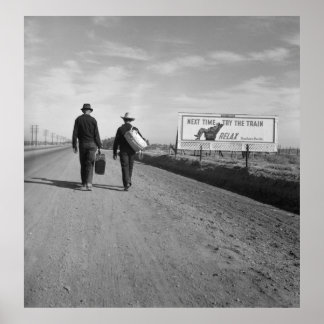 Póster Hacia Los Ángeles - 1937